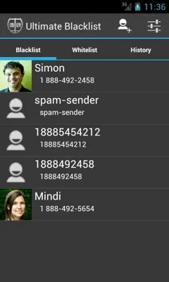 Ultimate Blacklist android App screenshot 7